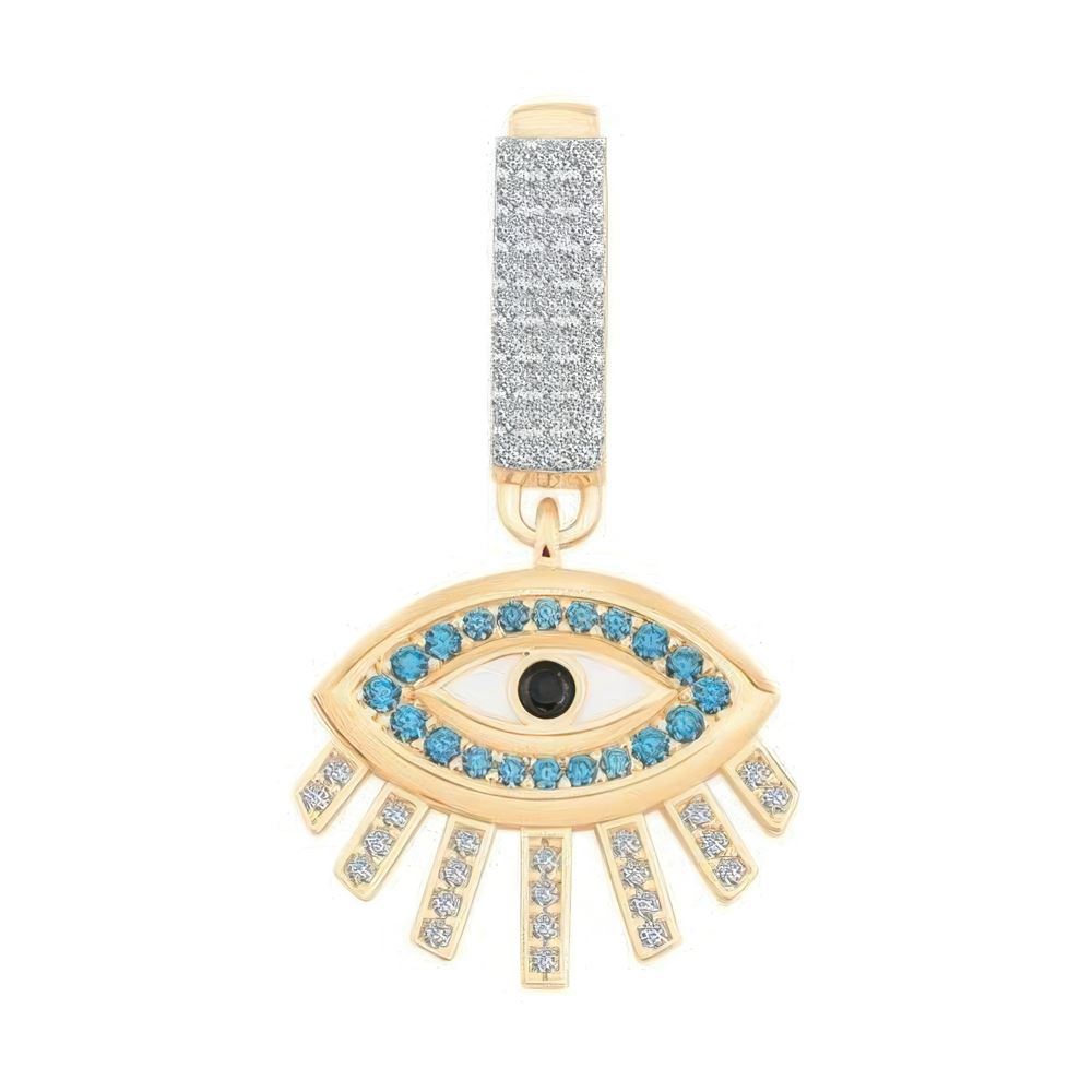Taşlı Göz 9Mm Bileklik Charm