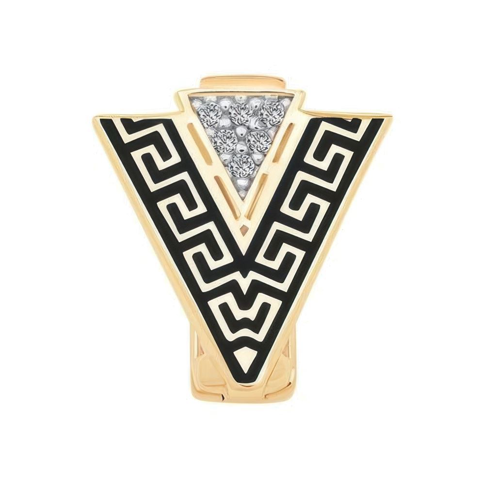 Siyah Greek 9Mm Bileklik Charm