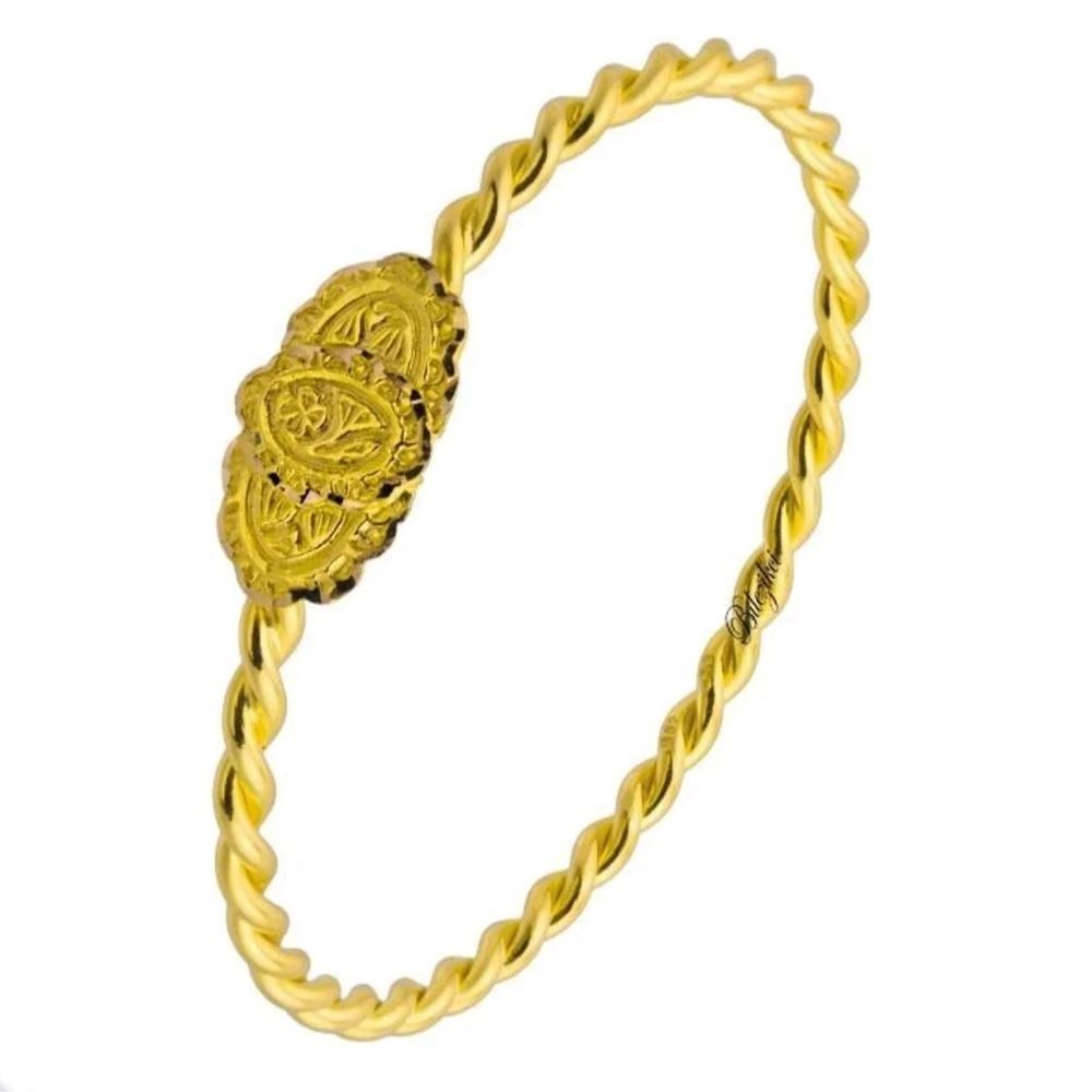 22 Ayar Tokalı Erzurum Burma Altın Bilezik (Kelepçe Model)