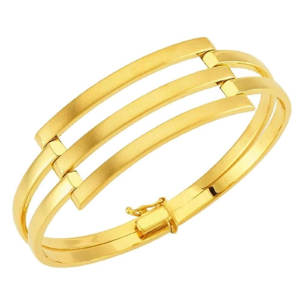 22 Ayar Üçlü Kaburga Altın Bilezik (18.5 Gram)