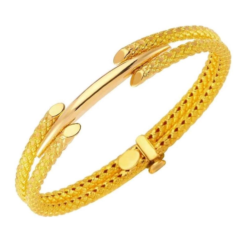 22 Ayar Kaburga Altın Bilezik (Klasik Model)