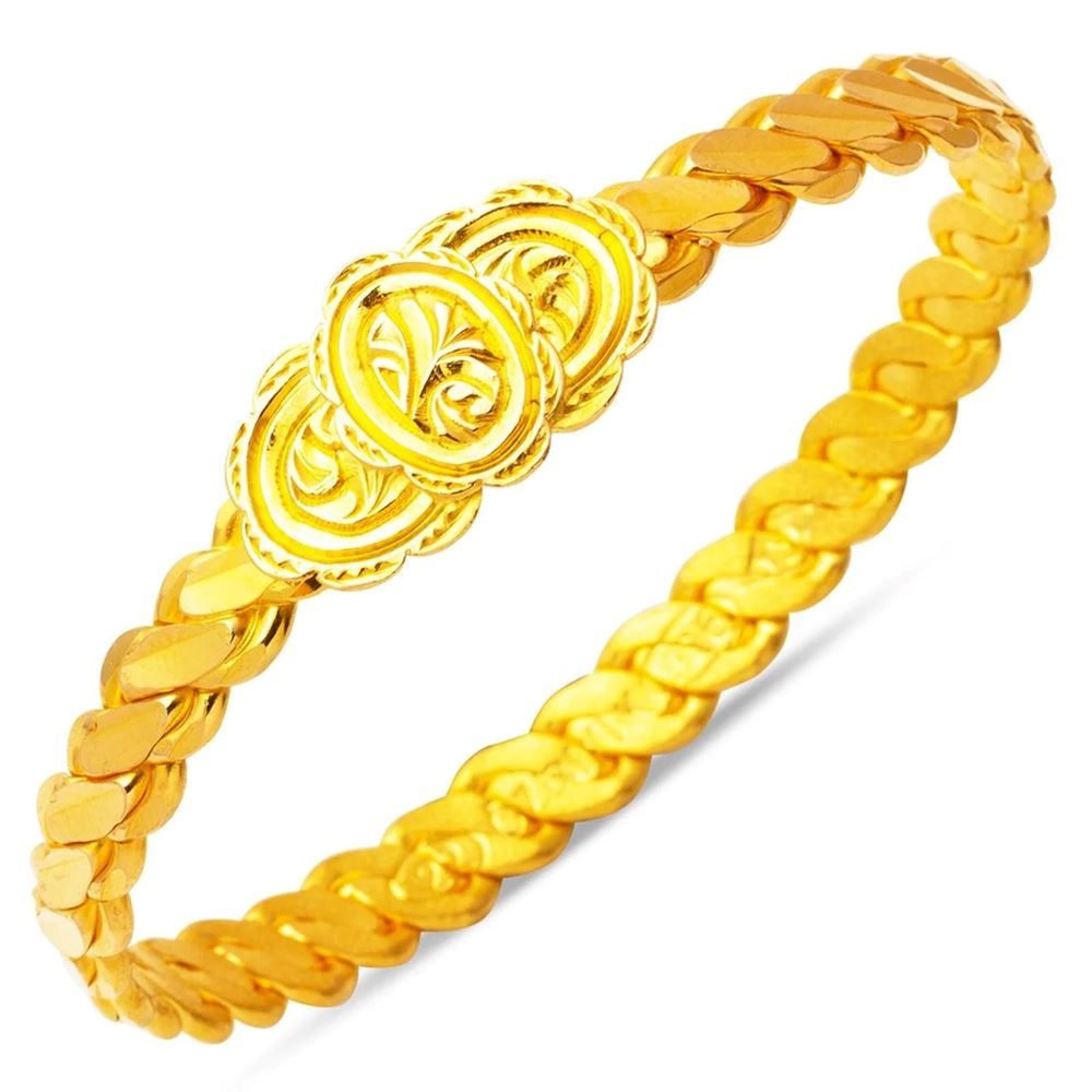 22 Ayar Erzurum Burma Altın Bilezik (Yatırımlık Model)