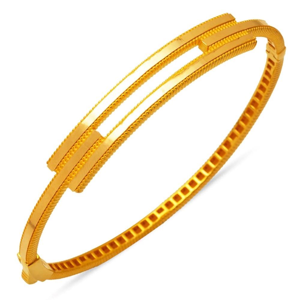 22 Ayar Ajda Model Kaburga Altın Bilezik (Modern Stil)