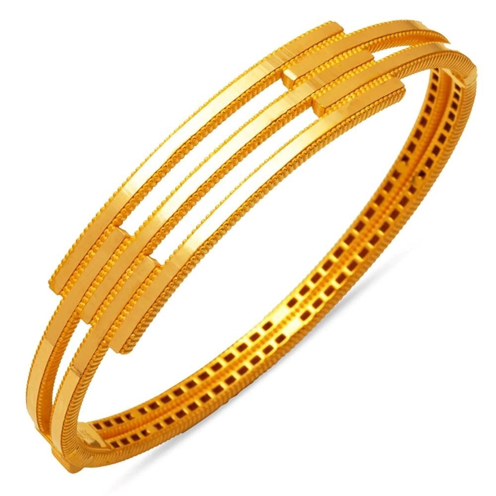 22 Ayar 3 Sıra Ajda Model Kaburga Altın Kelepçe Bilezik