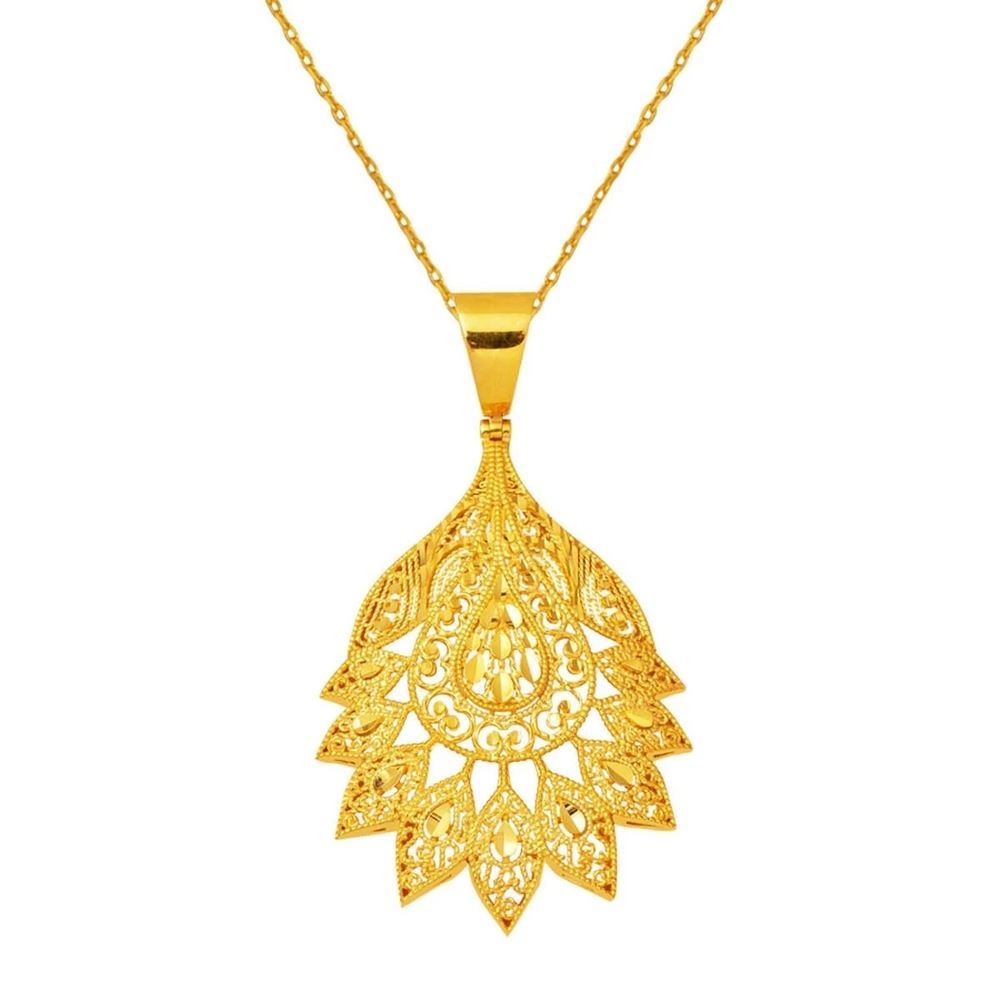 22 Ayar Hint İşi Altın Kolye Özel Tasarım 31