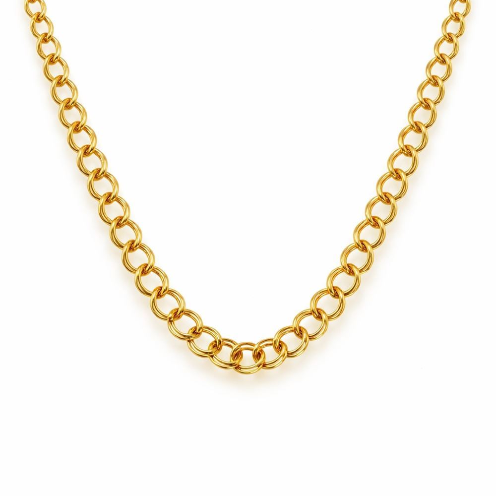 22 Ayar Samanyolu Altın Zincir 60 cm Modern Kolye