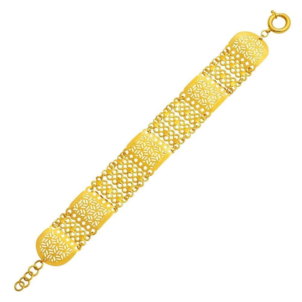 22 Ayar Urfa Akıtması  Altın Bileklik Altın Bileklik