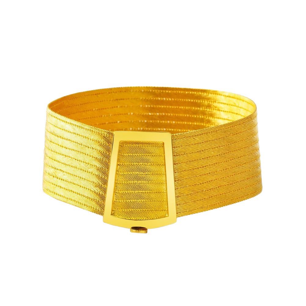 22 Ayar 11 Sıralı Taşsız  Trabzon Hasır Bileklik Altın Bileklik