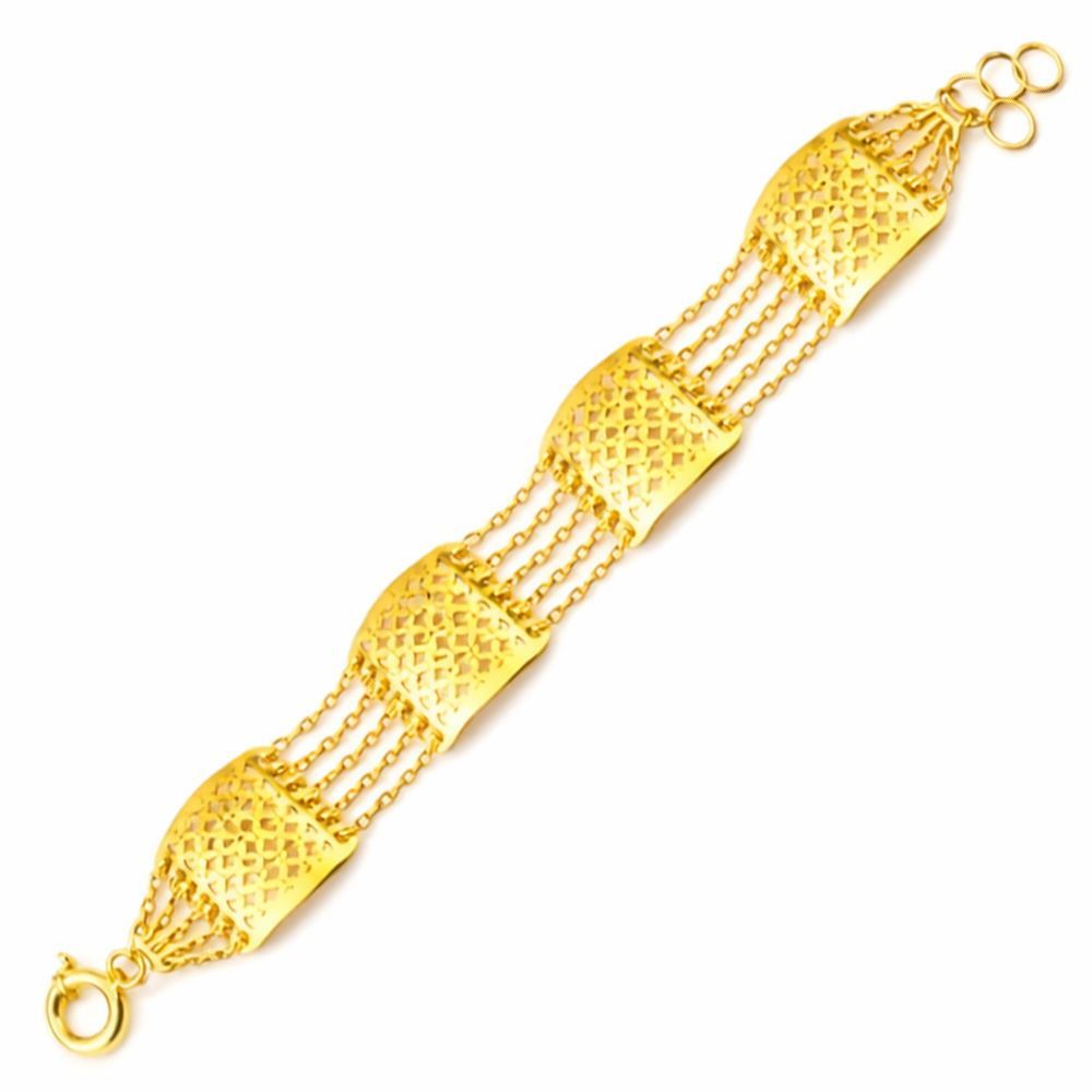 22 Ayar Urfa Akıtması  Altın Bileklik Altın Bileklik