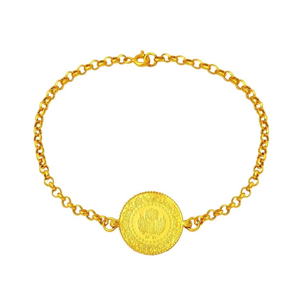 22 Ayar Çeyrek Altınlı  Altın Bileklik Altın Bileklik