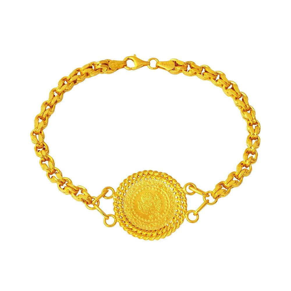 22 Ayar Güverse Zincir Çeyrek Altınlı Bileklik Altın Bileklik