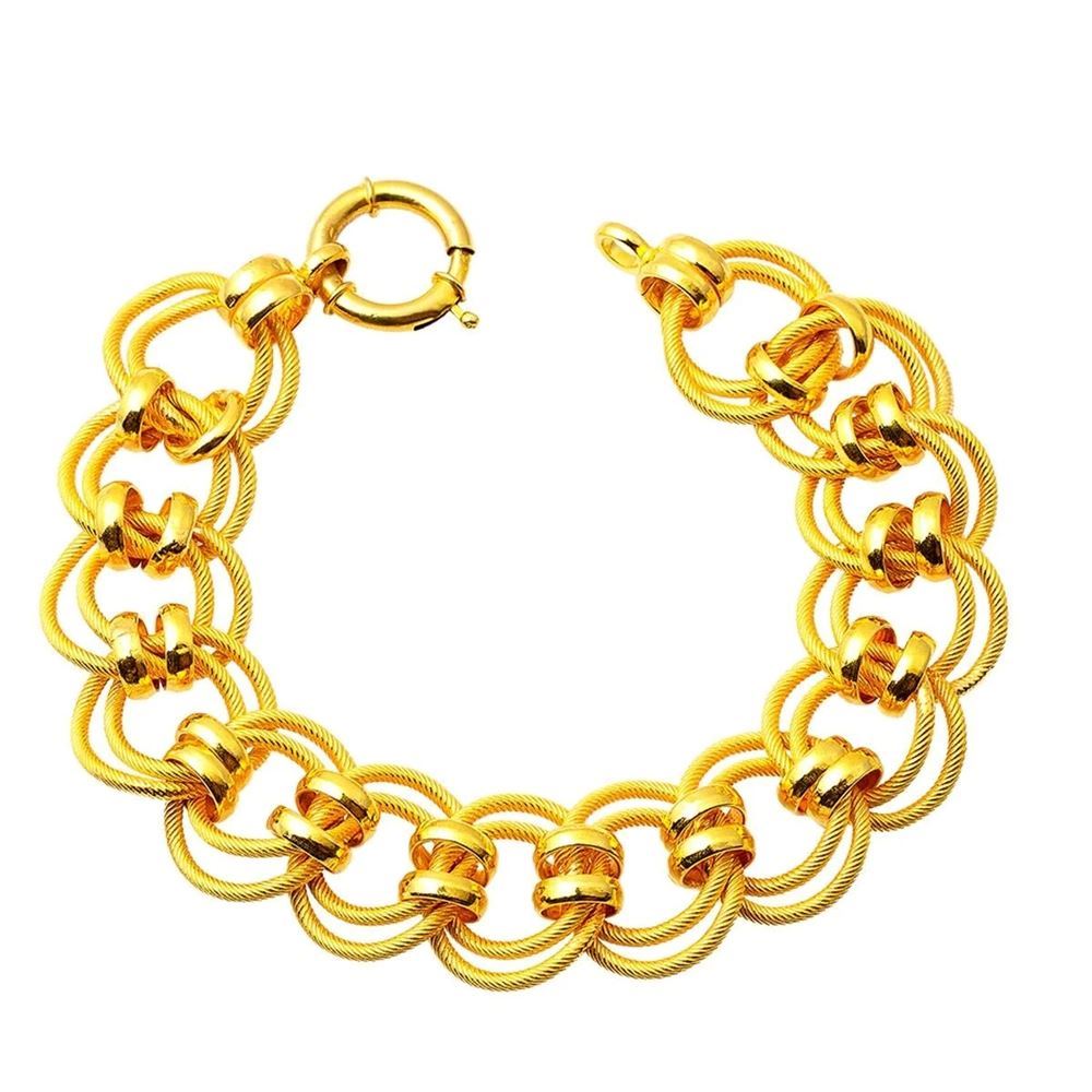 22 Ayar Samanyolu  Taşsız Altın Bileklik Altın Bileklik