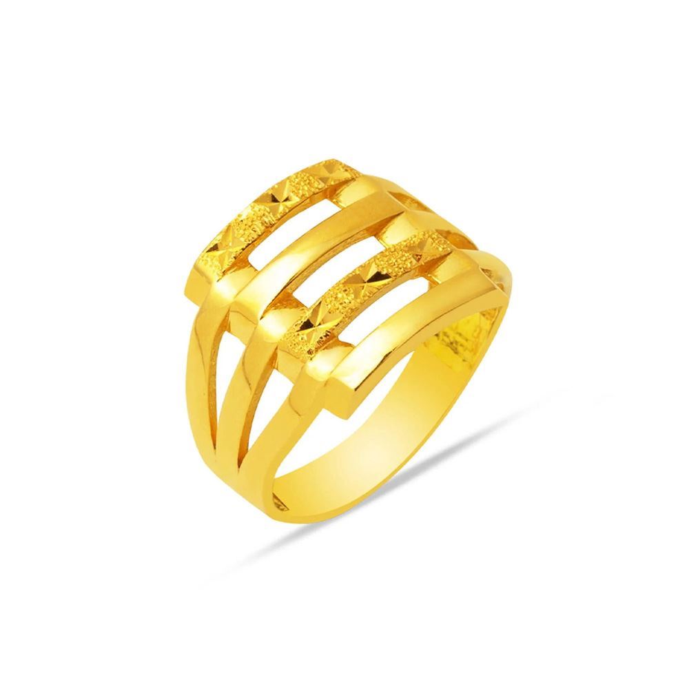 22 Ayar 4 Sıra Kaburga Altın Yüzük