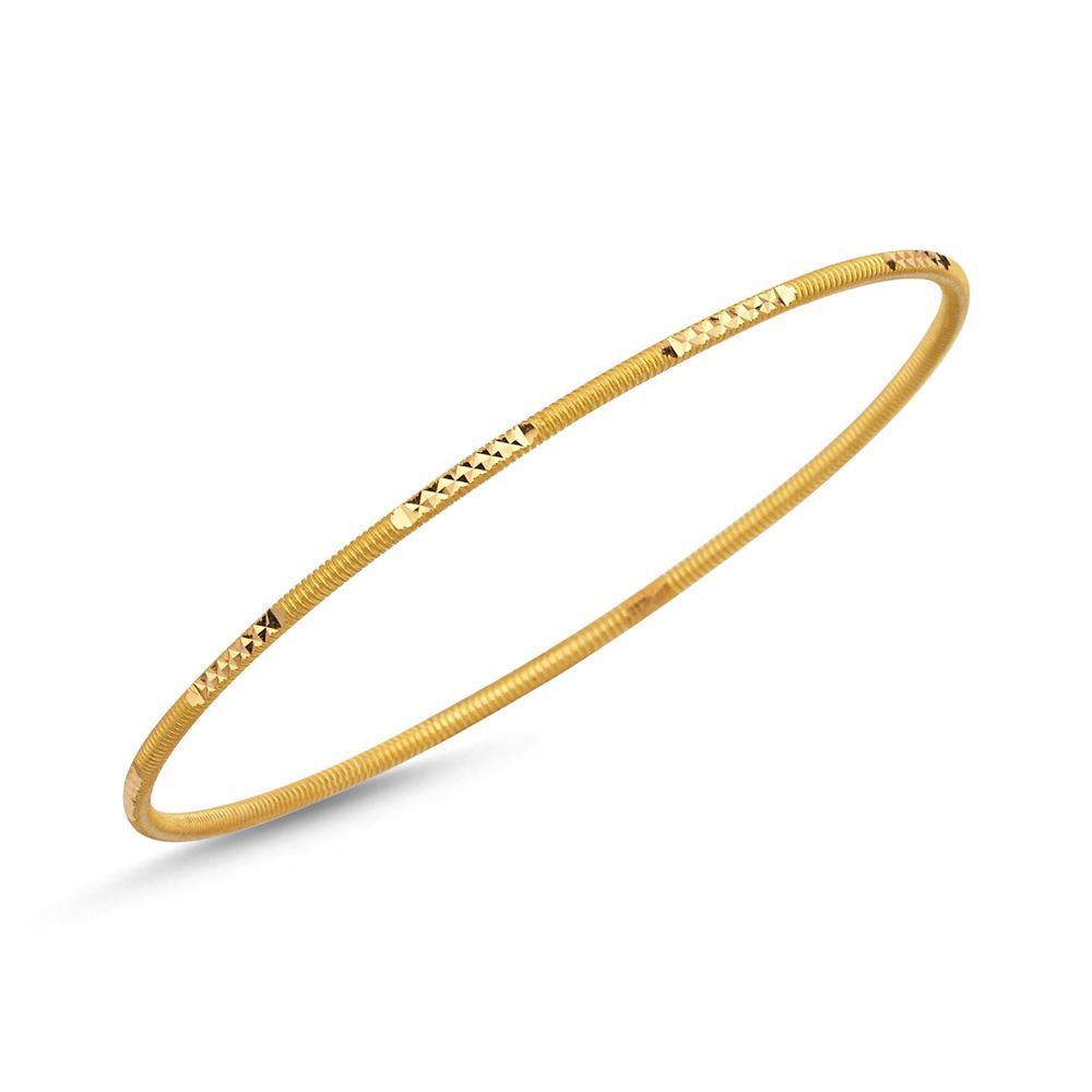 22 Ayar Kristal Ajda Altın Bilezik 10 Gr