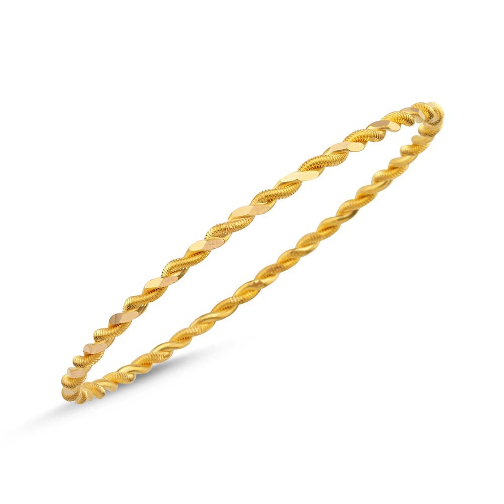 22 Ayar İkili Burma Altın Bilezik 20 Gr