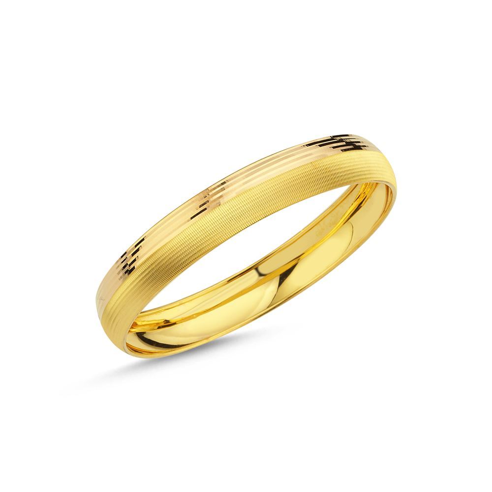 22 Ayar Şarnel Altın Bilezik 12mm 13 Gr