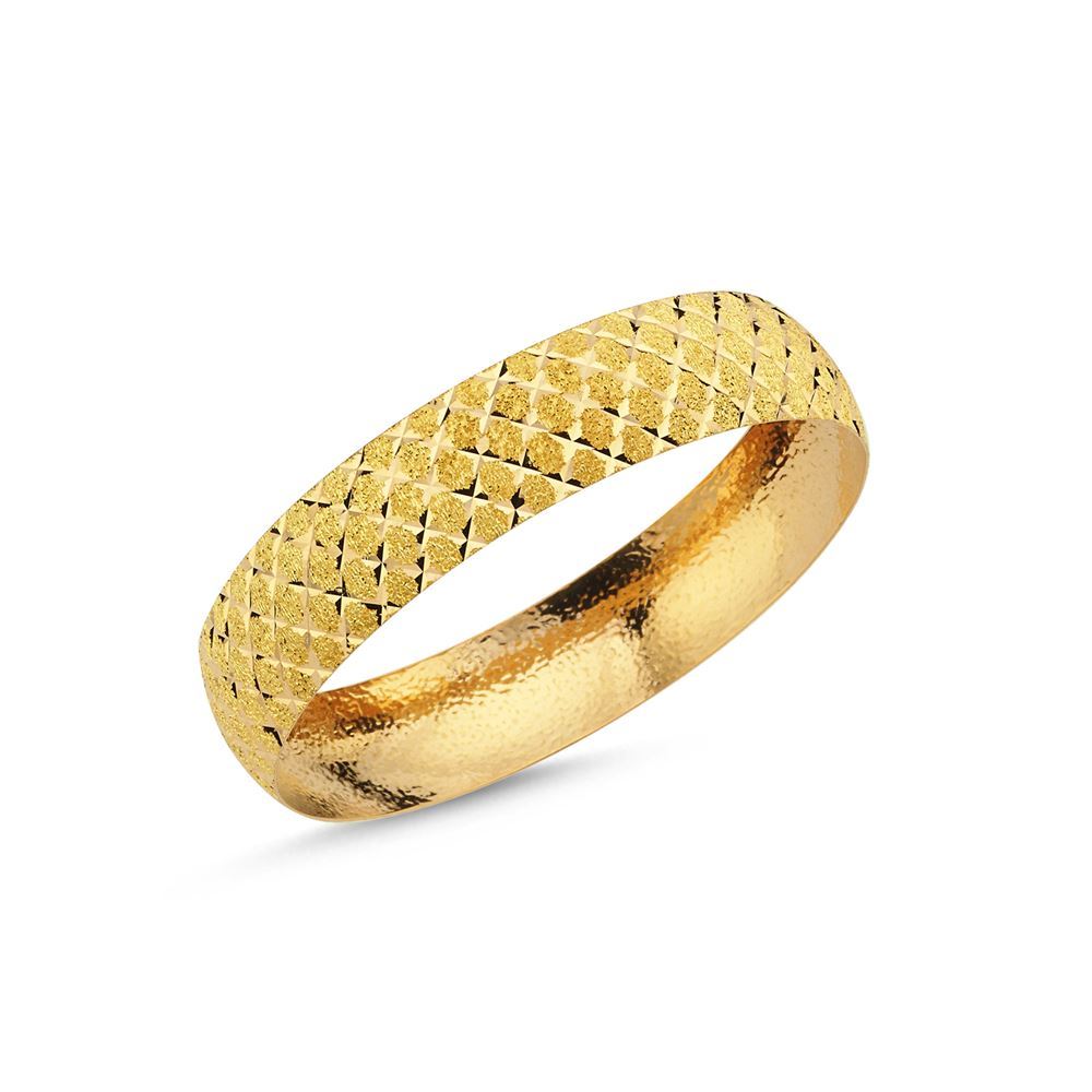 22 Ayar Tel Altın Bilezik 15mm 20 Gr