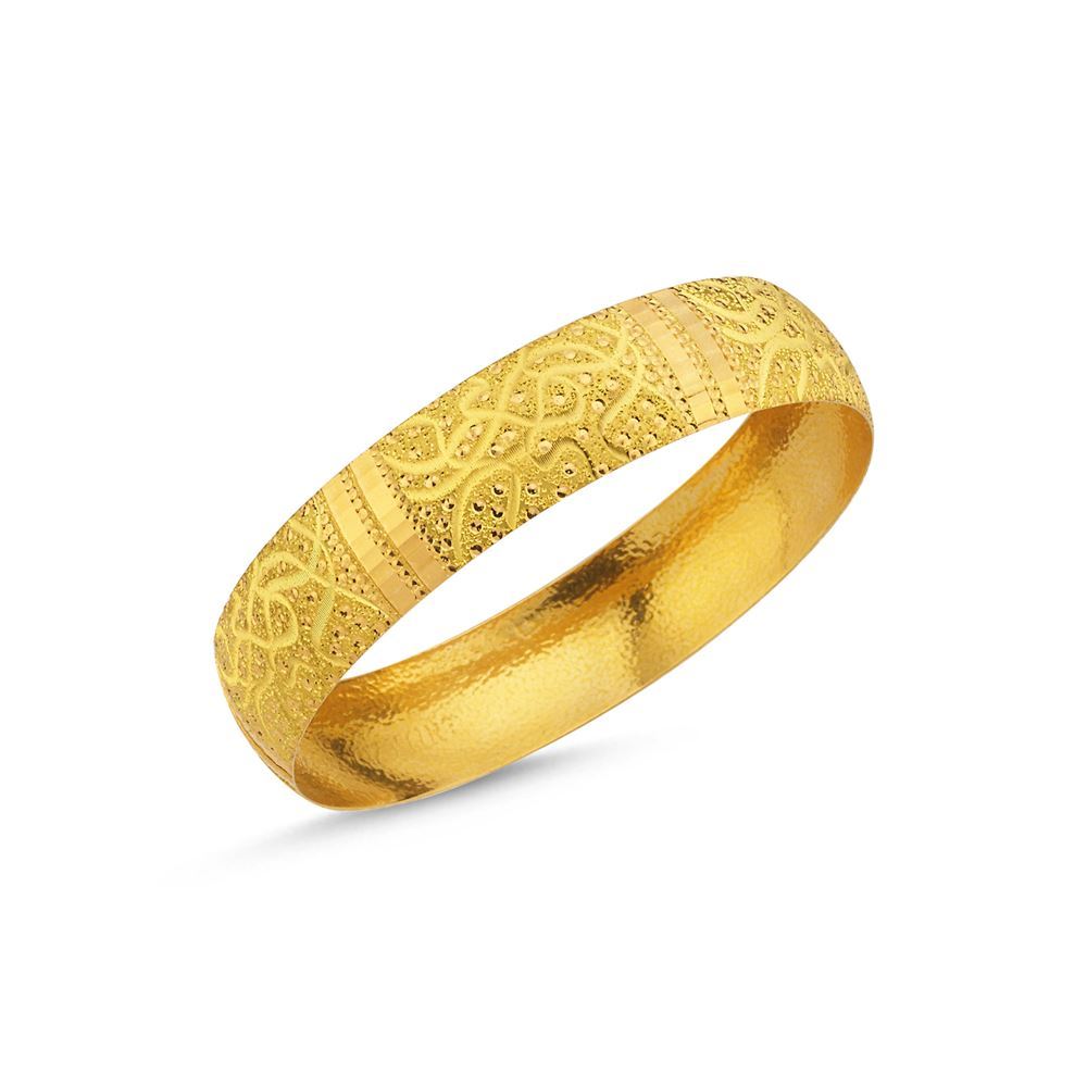 22 Ayar Tel Altın Bilezik 15mm 20 Gr