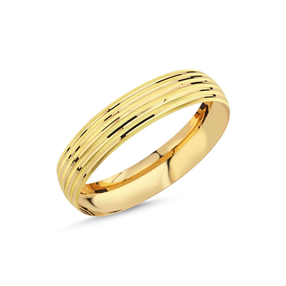 22 Ayar Tel Altın Bilezik 15mm 20 Gr