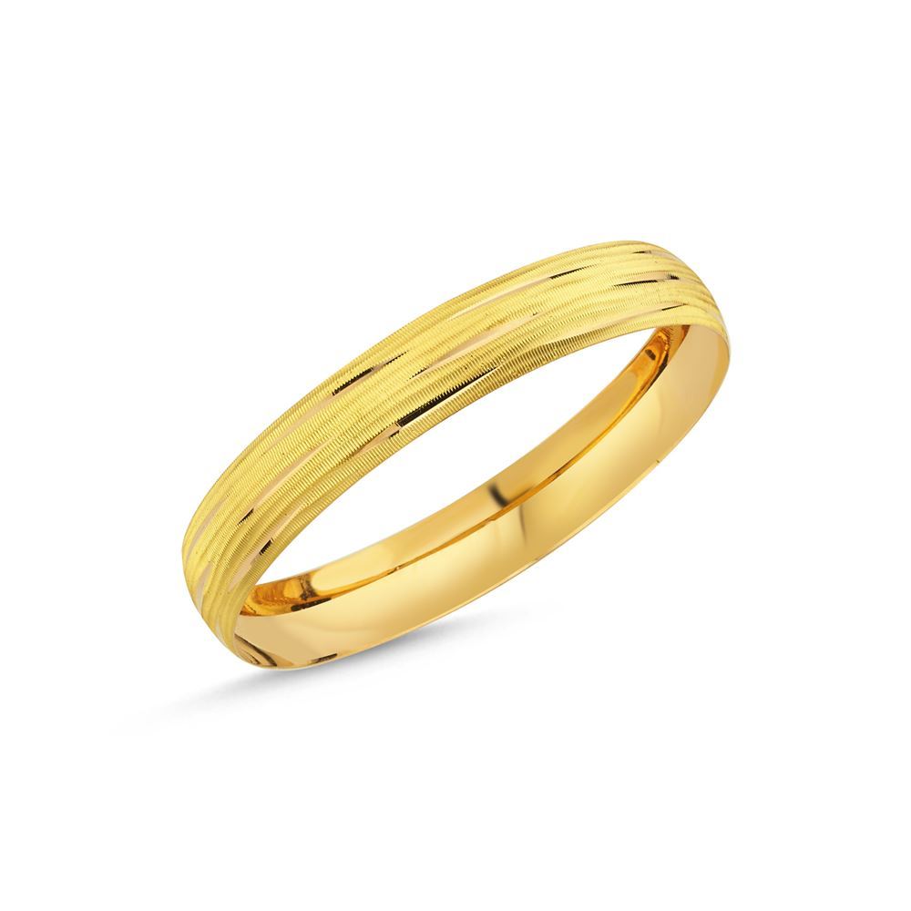 22 Ayar Tel Altın Bilezik 12mm 15 Gr