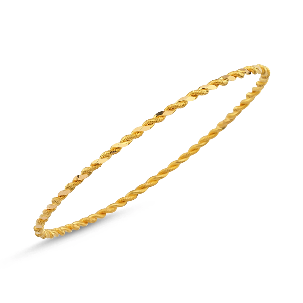 22 Ayar İkili Burma Altın Bilezik 12 Gr