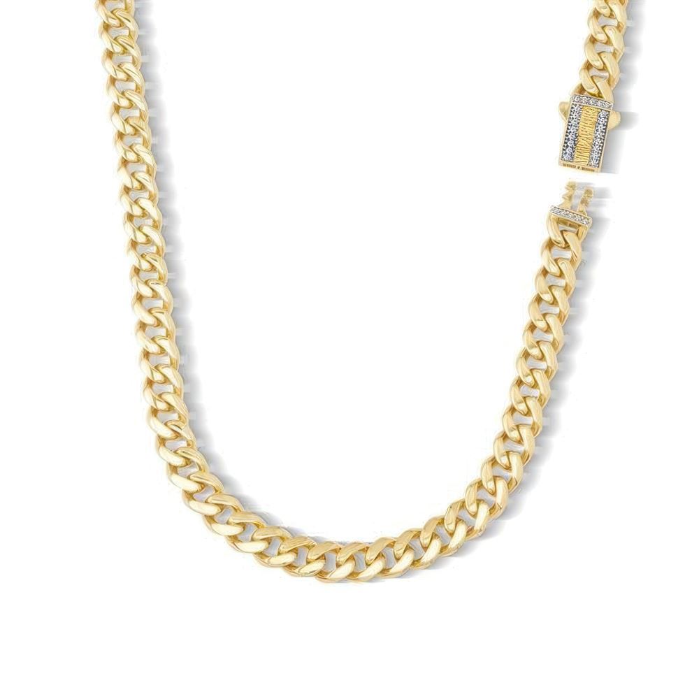 7Mm Klasik Gurmet Kolye 45Cm Zincir