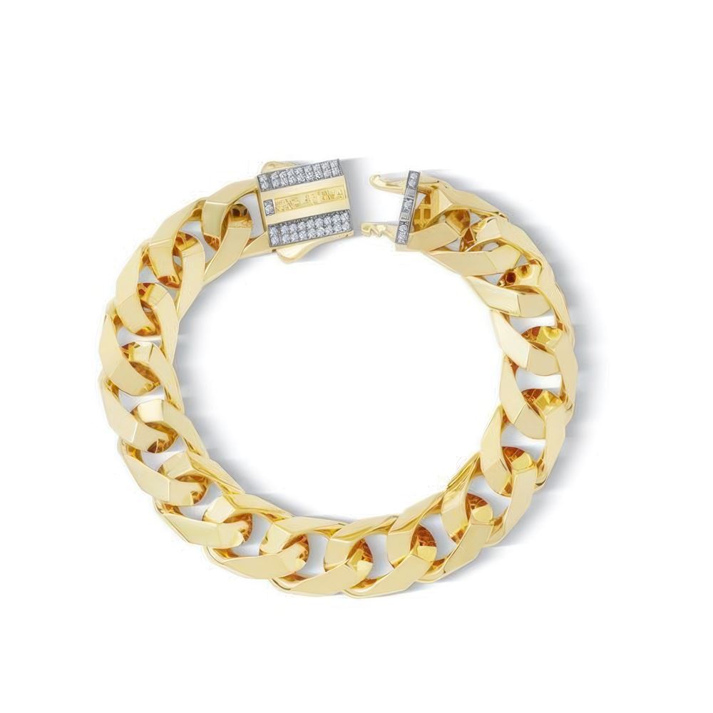 11 Mm Piramit Gurmet Bileklik 18CM