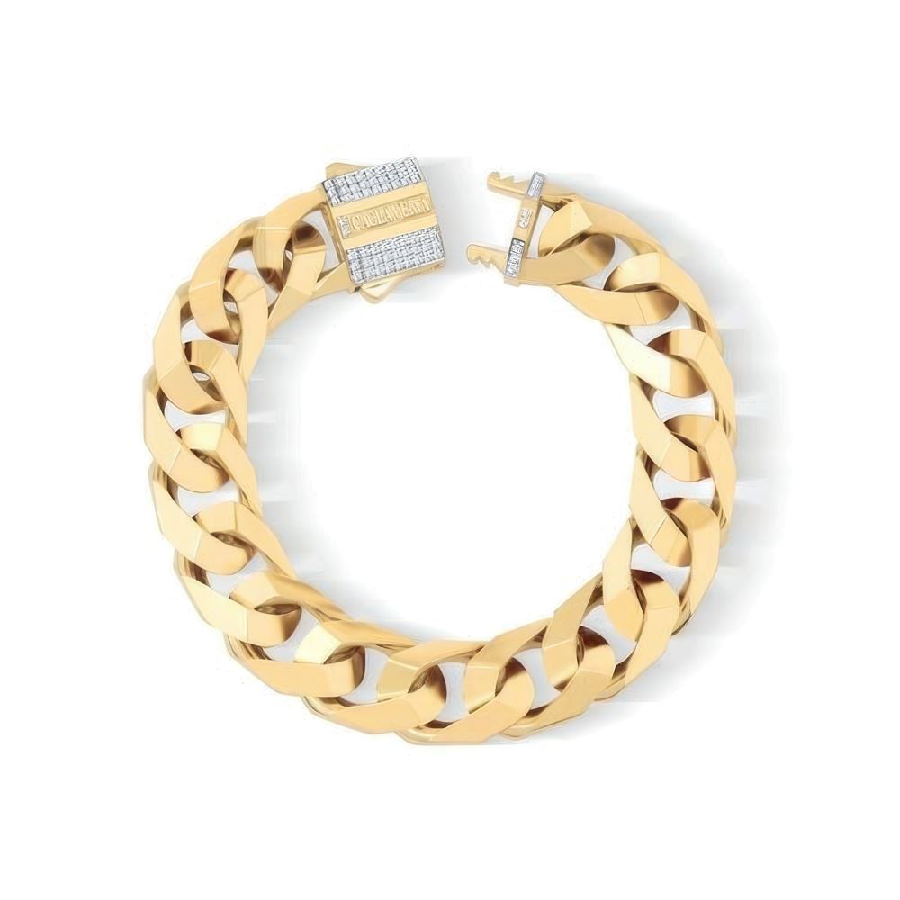 13 Mm Piramit Gurmet Bileklik 18CM