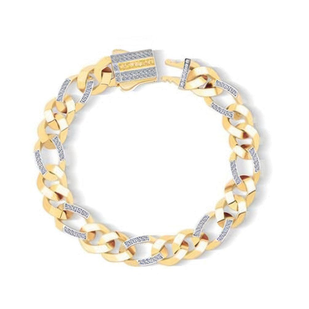 Taşlı Figaro Bileklik 18CM