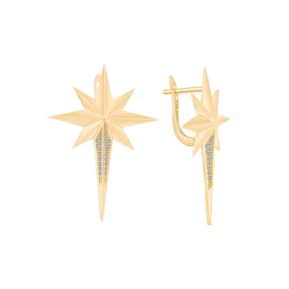 Gölge Taşlı Kuzey Yıldızı Küpe