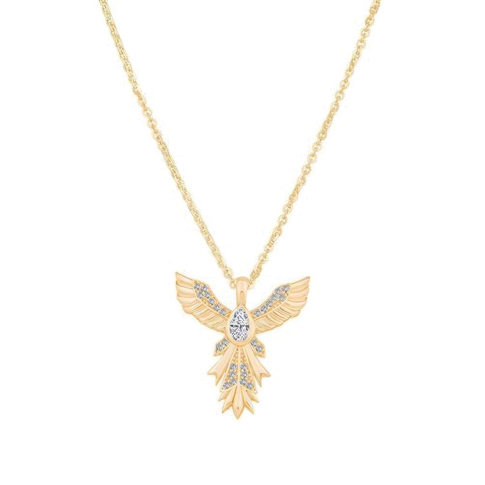 Anka Kuşu Kolye 45Cm Zincir