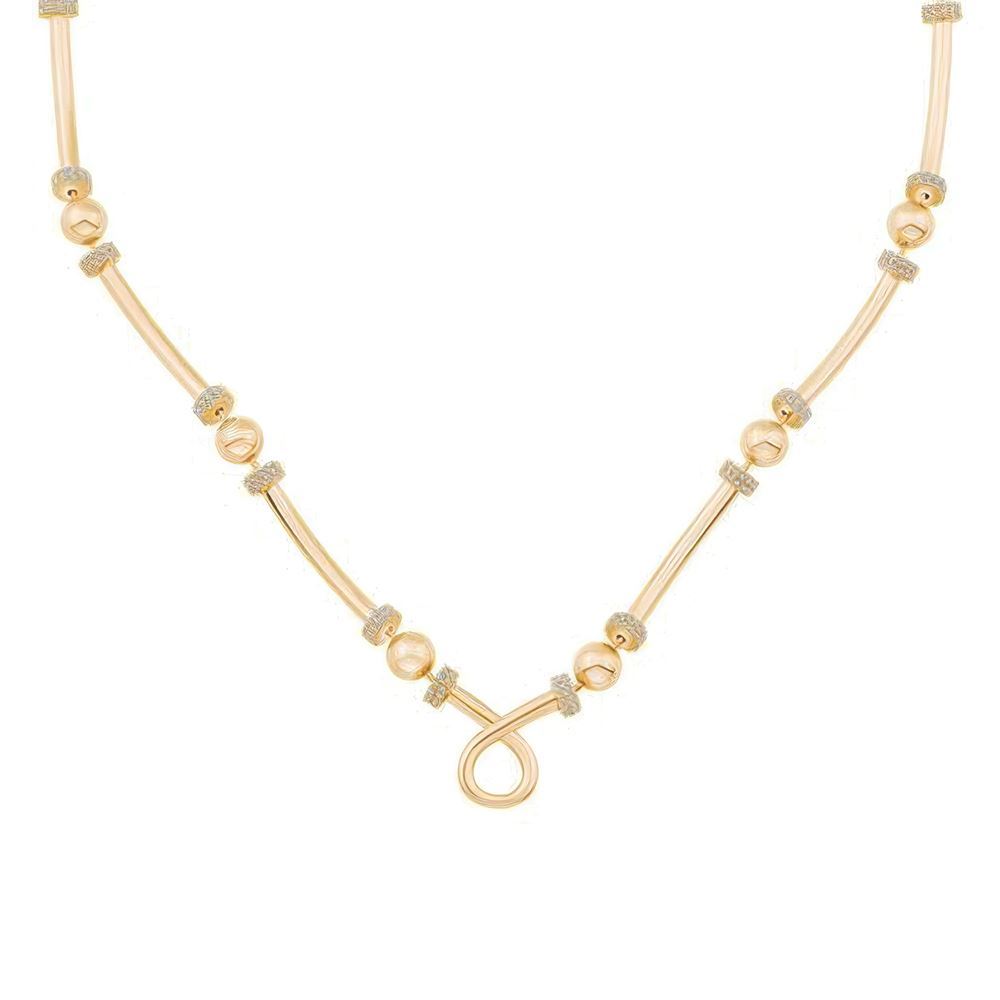 Tasarım Silindir Kolye 50Cm Zincir