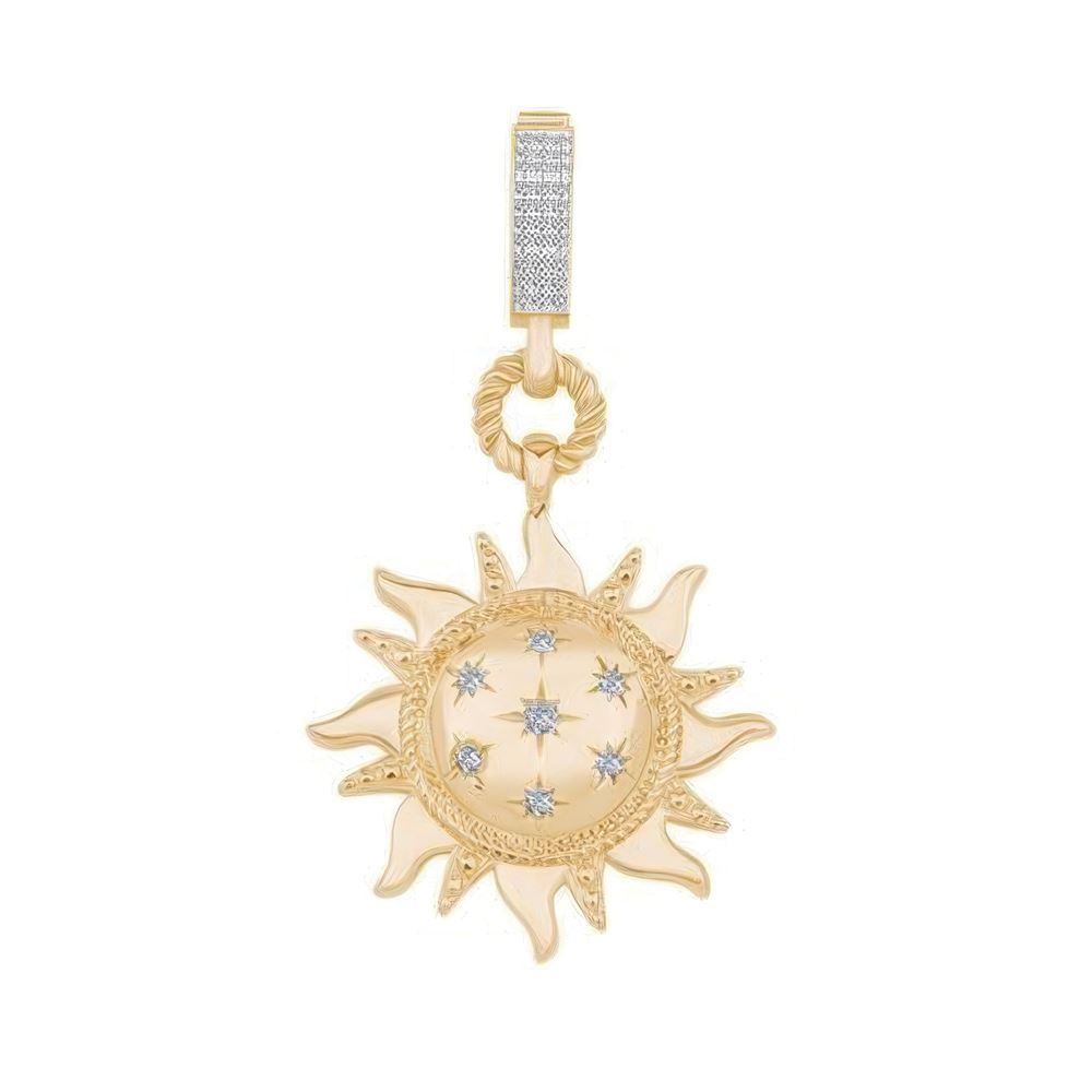 Taşlı Güneş Charm