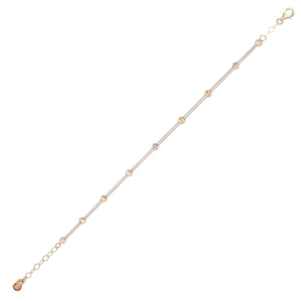 Altın Top Top Bileklik 18CM