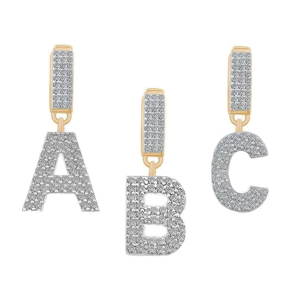 Taşlı Sallantılı Harf 9Mm Bileklik Charm