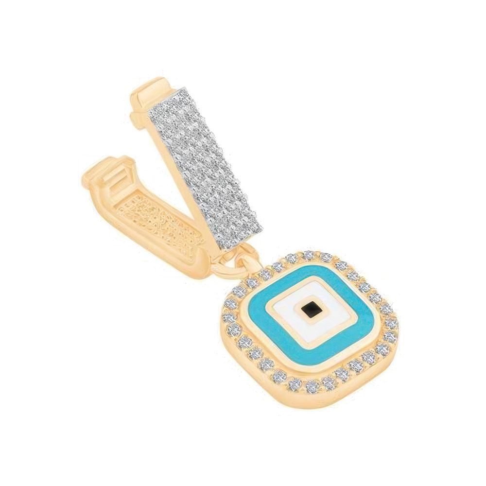 Kare Nazar Boncuğu 9Mm Bileklik Charm