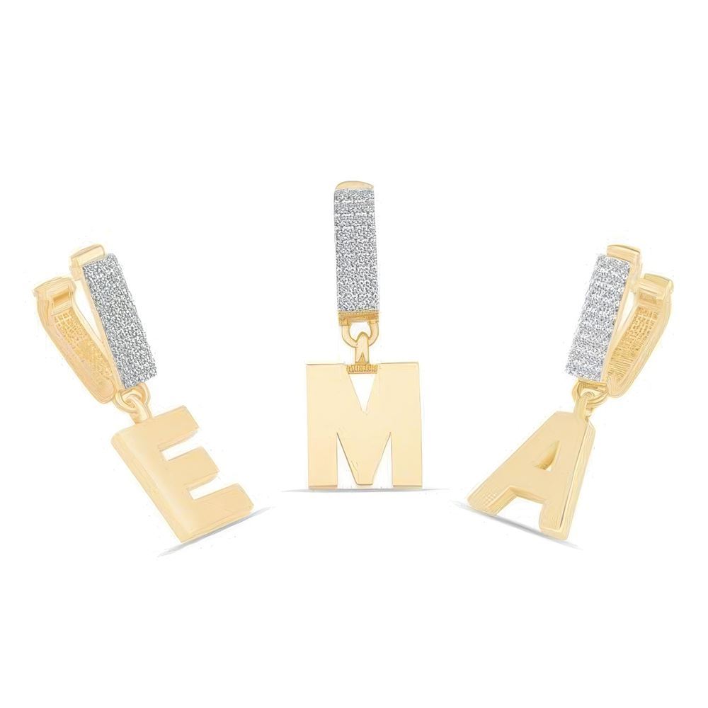 Sallantılı Harf 9Mm Bileklik Charm