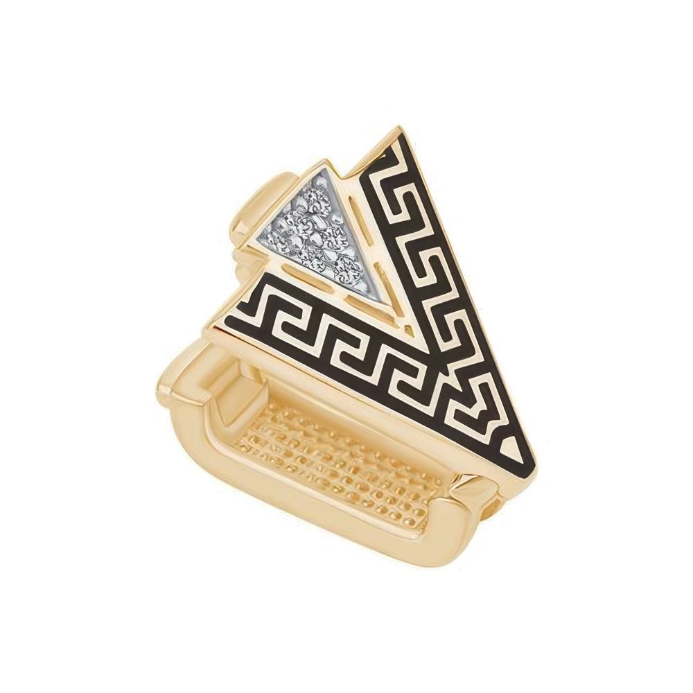 Siyah Greek 9Mm Bileklik Charm