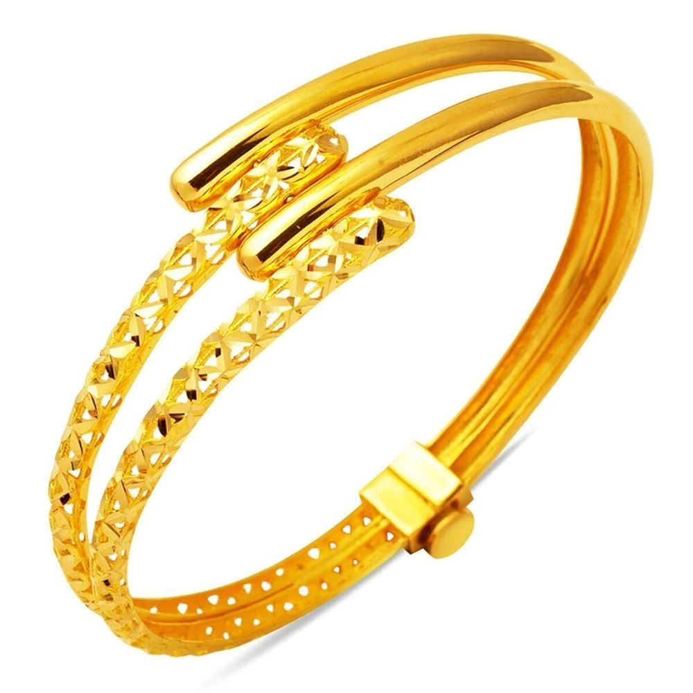 22 Ayar Altın Kelepçe Bilezik (Temel Model)