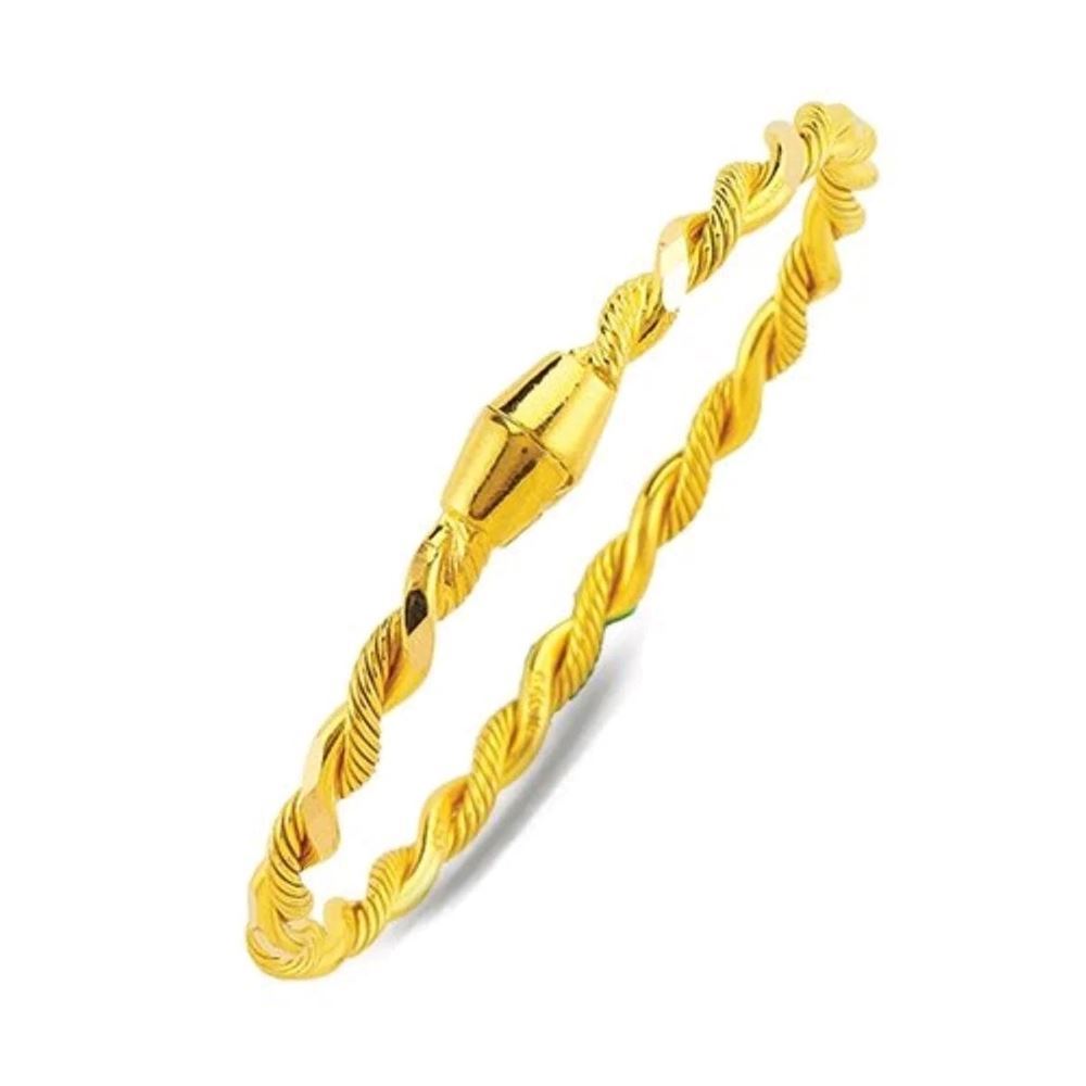 22 Ayar Erzurum Burma Altın Bilezik (Geniş Model)