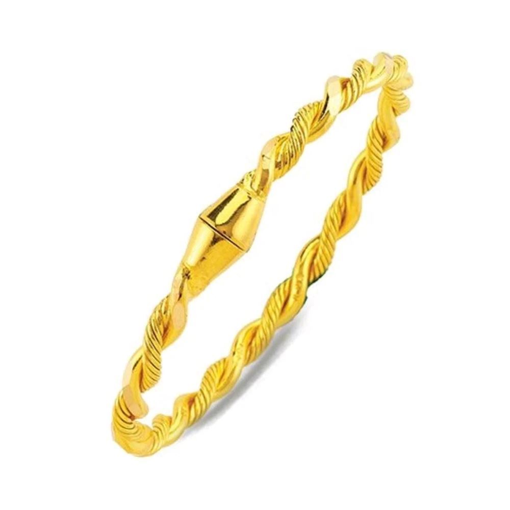 22 Ayar Erzurum Burma Altın Bilezik (İnce Model)