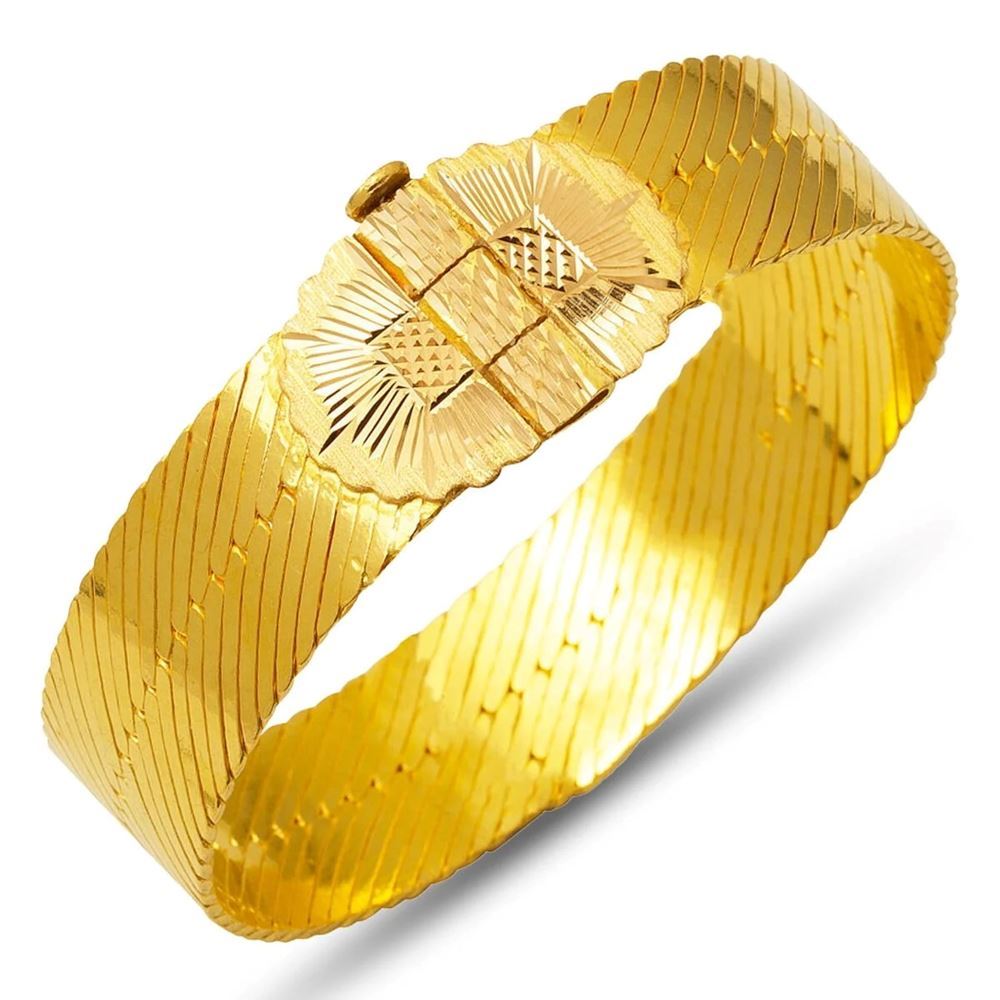 22 Ayar Diyarbakır Ezme Altın Kelepçe Bilezik