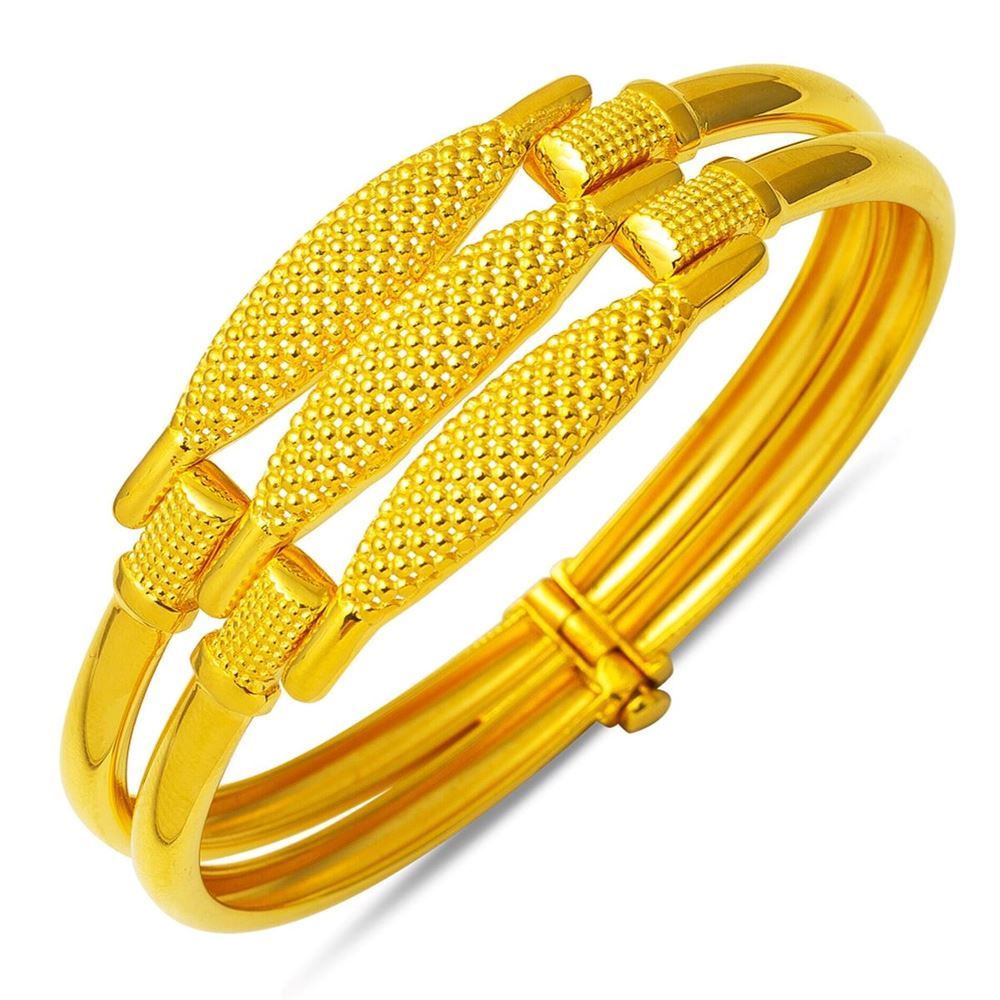 22 Ayar Kaburga Altın Kelepçe Bilezik (Standart Seri)