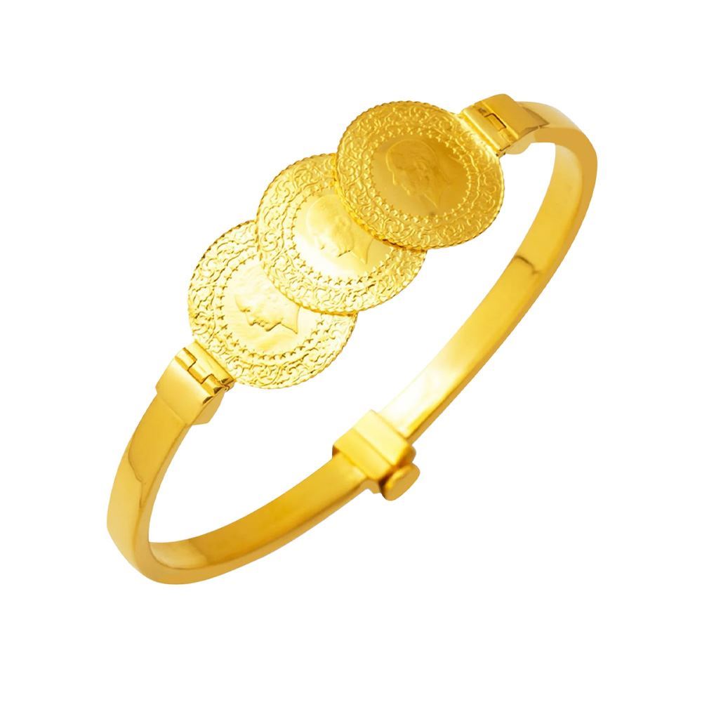 22 Ayar 3 Çeyrek Altınlı  Kelepçe Bileklik Altın Bileklik