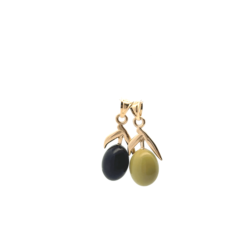 Zeytin Kolye Ucu(0,90*2,3 Cm)
